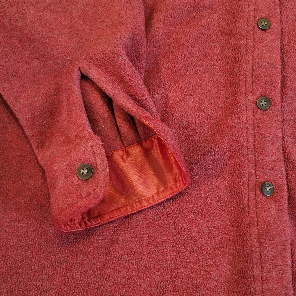 Vintage JACOB Fleece Button Down Shirt 90s - Picture 4 of 7
